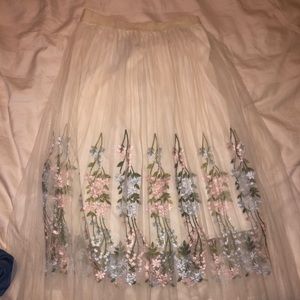 Gorgeous Floral A Line Skirt